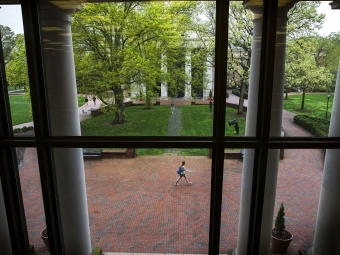 Views of Campus From Window of the Davidsoniana Room