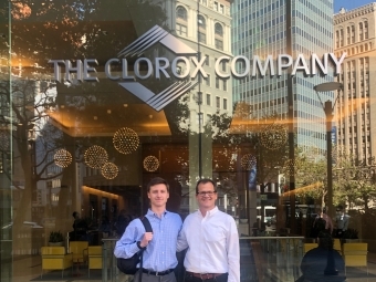 CJ Moeling and Jay Stilwell at Clorox2 Job Shadowing
