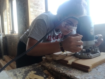Emily Sirota wood-working