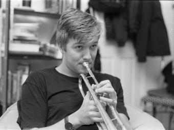 Andrew Wright Playing Trumpet