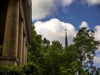 Campus Scenes Church Spire