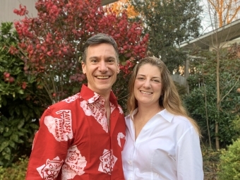 Andrew Letizia and Jenny Nolan Letizia ’99