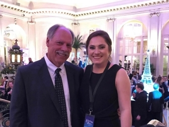 Ally Rice with her father