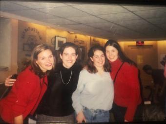 Davidson College's Lee Ann Petty '01 with roommates