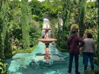 fountain garden during Davidson Watson Fellowship 