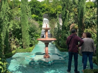 fountain garden during Davidson Watson Fellowship 