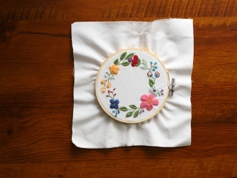 Photo of embroidery by Gaylena Merritt