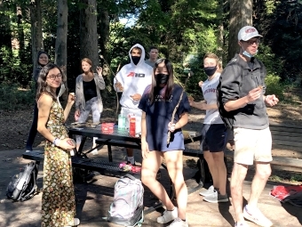 Religious Studies Students Gather for a Marshmallow Roast