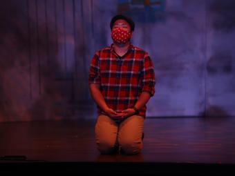 Davidson's Unveiled and Unvarnished Theatre Production student scene