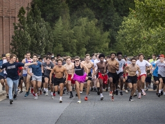 Runners Taking Off at Cake Race