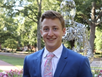 Davidson student Tommy Cromie '22 headshot