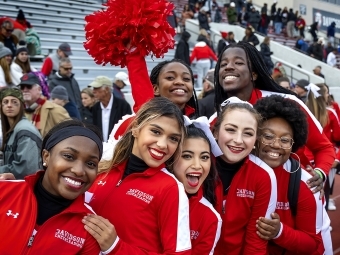 Cheerleaders Posing