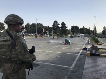 Matthew Hartman in Army Gear