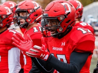 Tyler Chisholm ’21 who wears 17 during a Wildcats football game