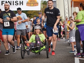 Andrea and David Peet in a Race