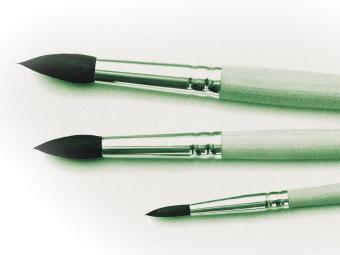 photo of artist's brushes