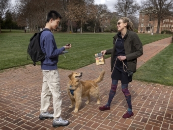 Theo and Kaye-Lani Pass Out Kind Bars to Students