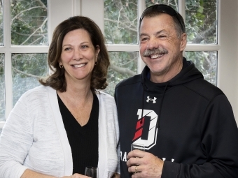 Dick and Susan Cooke smiling together