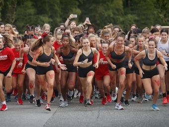 Cake Race starting line