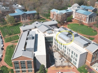 Greenhouse on top of the Wall Academic Center