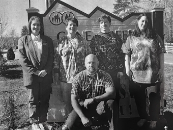 photo of Vince Gilmer and clinic staff