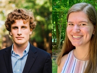 Headshots of Kate Cross and Henry Wilkerson