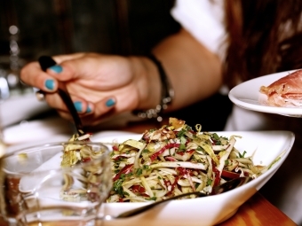 people eating delicious food