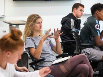 students in lecture