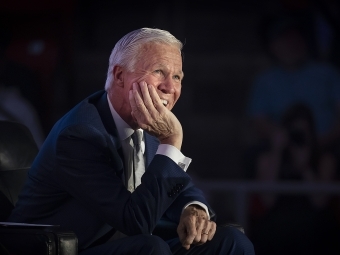 Bob McKillop at Curry for 3 Event