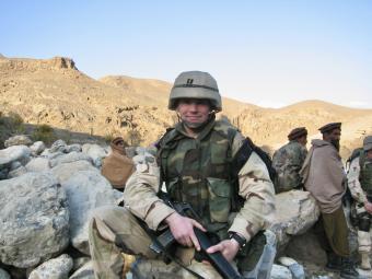 Grier Martin in Afghanistan