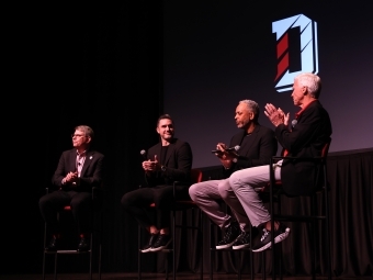 Panel of speakers at Curry Underrated Premiere