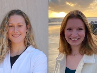 Madeline Fitzgerald ’24 and Susannah Armstrong ’24