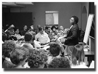 The Reverend Brenda Tapia head of the Davidson College Love of Learning program