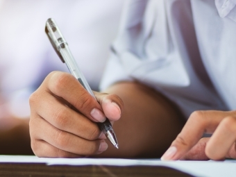 Getty Image of someone writing