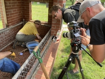 Production crew at Ney documentary