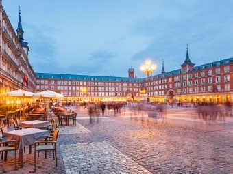Plaza Mayor in Madrid Spain