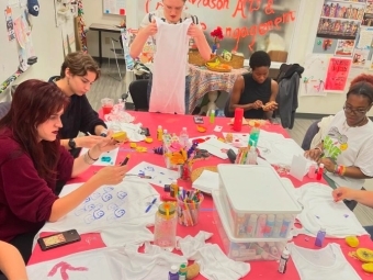 DACE Student event making art