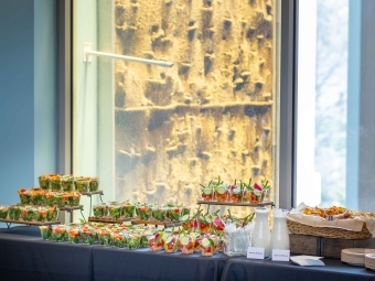 Catering buffet of lunch options