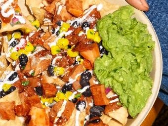 Qdoba Chicken bowl with guacamole