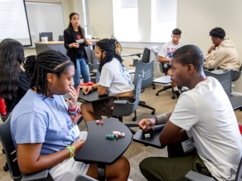 Summer Promise Students in Prof. Andrea Duhon's class