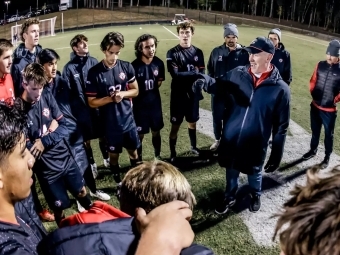 Current Coach Mike Babst coaching