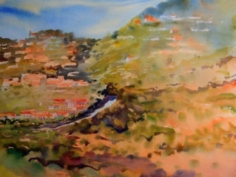Provence Landscape Painting