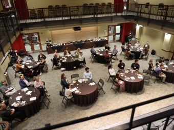 National Convening of Honor Councils view of tables with attendees