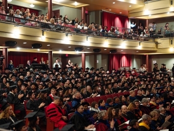 Convocation 2025 attendees in the audience at DFPH