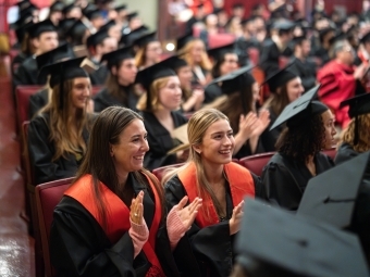 Students Clapping at Convocation 2025