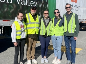 Lauren with members of the San Francisco Chapter