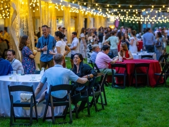 Green grass and twinkle lights at reunion 2025