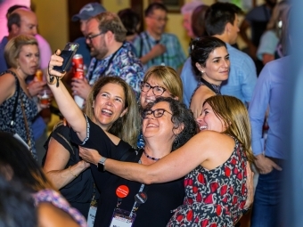 Alums taking a selfie at Reunion 2025