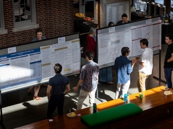 Verna Case Symposium students during the Poster Presentation