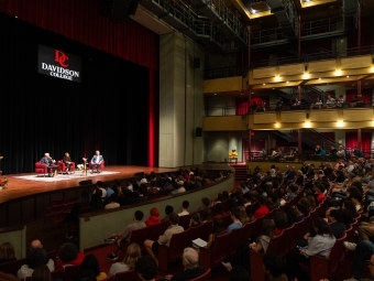 It was a sold out audience in the Duke Family Performance Hall when U.S. Senators Thom Tillis and Amy Klobuchar visited Davidson College